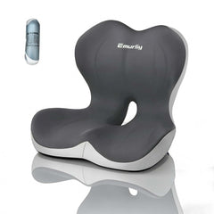 Emurliy front view of cushion showing ergonomic contours and enhanced comfort