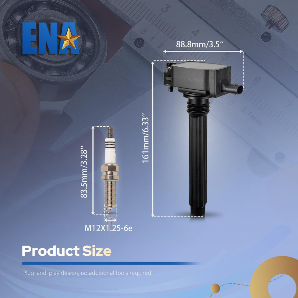 ENA coil electrical connector close view demonstrating OEM-style fit