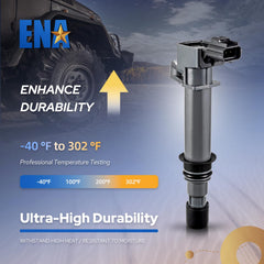 ENA coil mounted on valve cover demonstrating bolt-on installation benefit