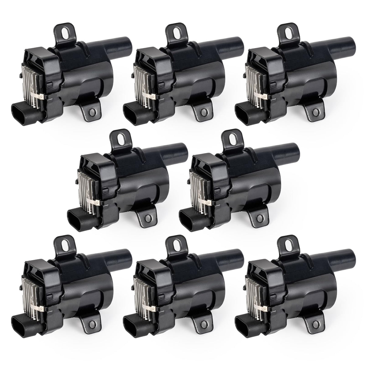 ENA round ignition coil pack front view showing robust housing and easy fit