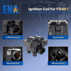 ENA coil pack mounting base closeup showing secure bolt points