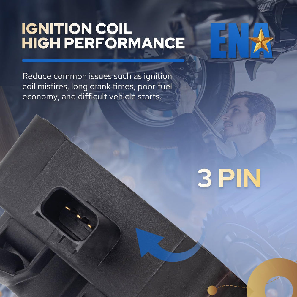 ENA coil pack packaging and warranty card reassuring buyer protection