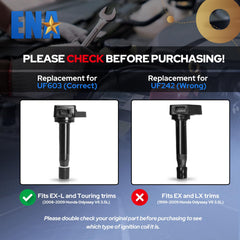 ENA coil pack side profile highlighting compact shape and bolt-on convenience
