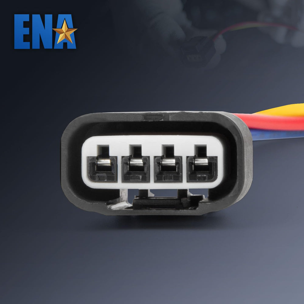 ENA connector closeup terminals showing secure contact and reliable connection