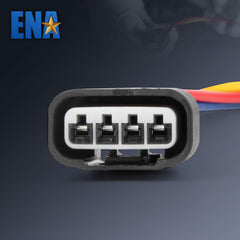 ENA connector closeup terminals showing secure contact and reliable connection
