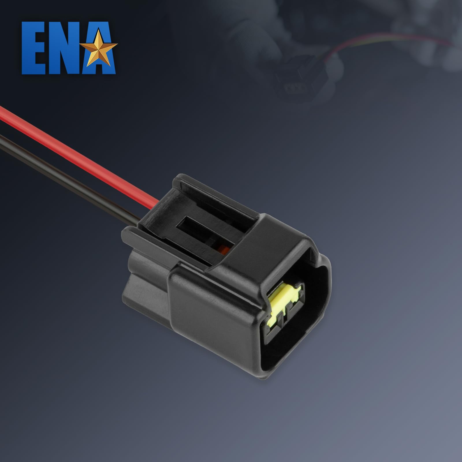 ENA connector snapped onto ignition coil illustrating secure fit and reliable contact