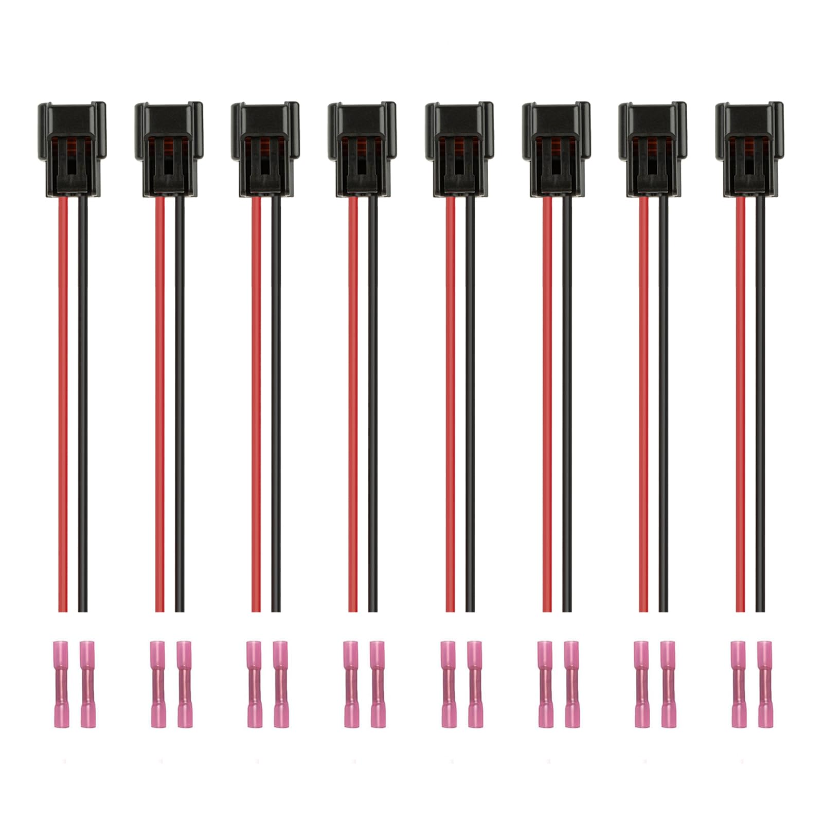 ENA front packaging showing eight ignition coil connectors and easy replacement benefit