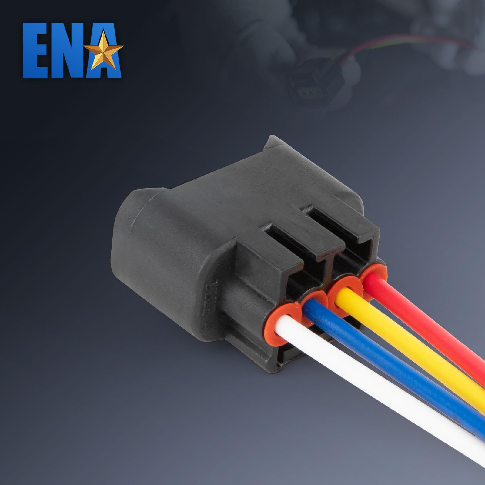 ENA harness length and wires showing 5.9-inch leads for easier routing
