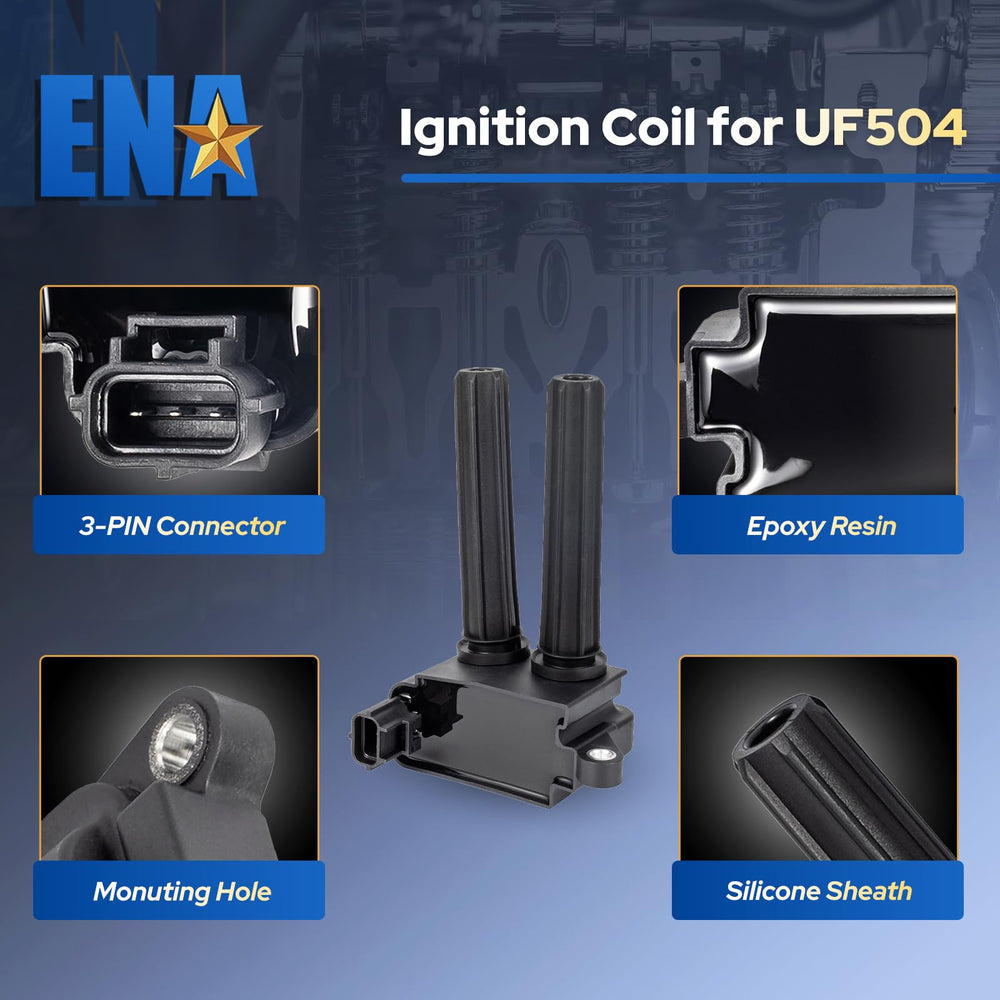 ENA close-up of coil connector and terminals highlighting precise fit and durability