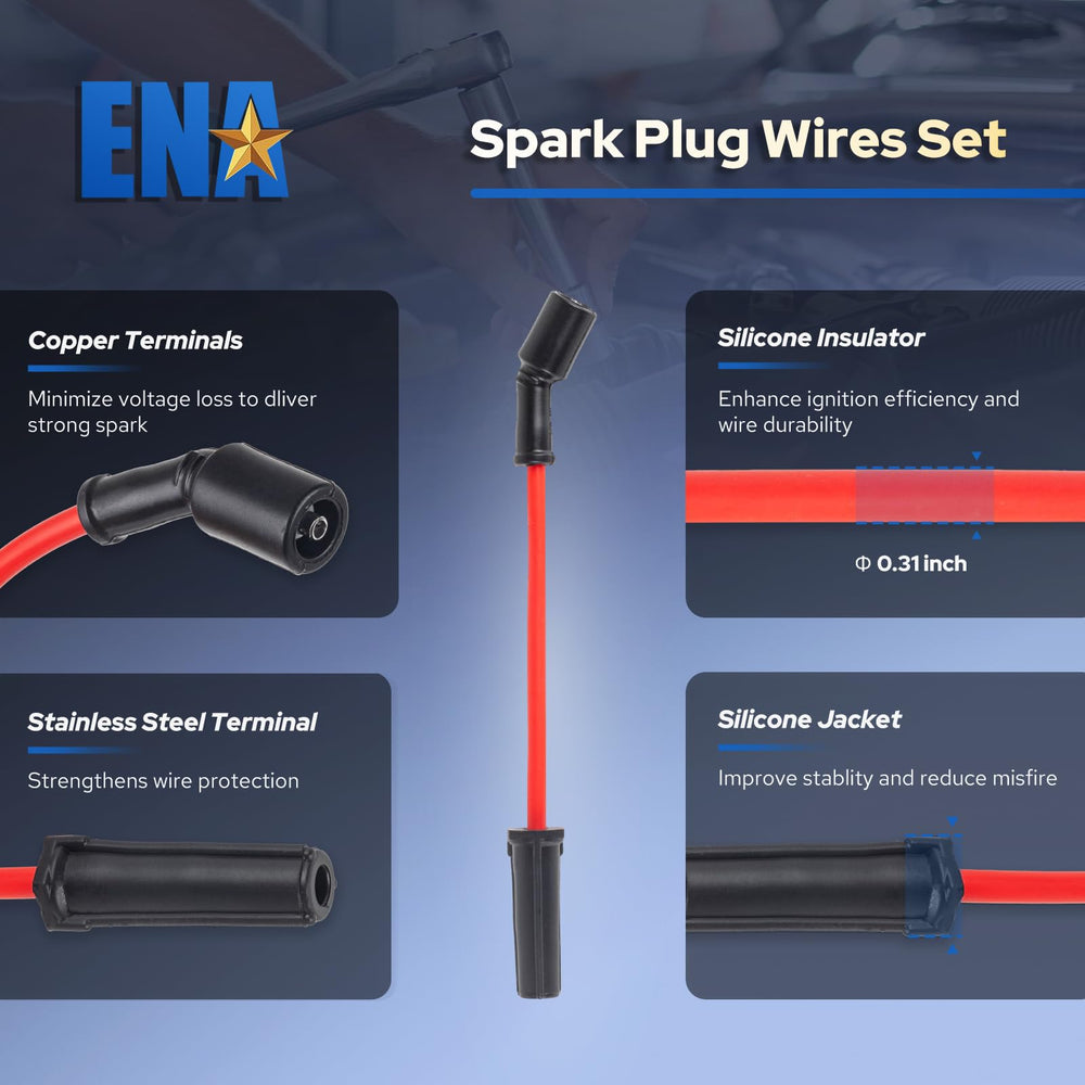 ENA product label with ENA part numbers for accurate cross-reference