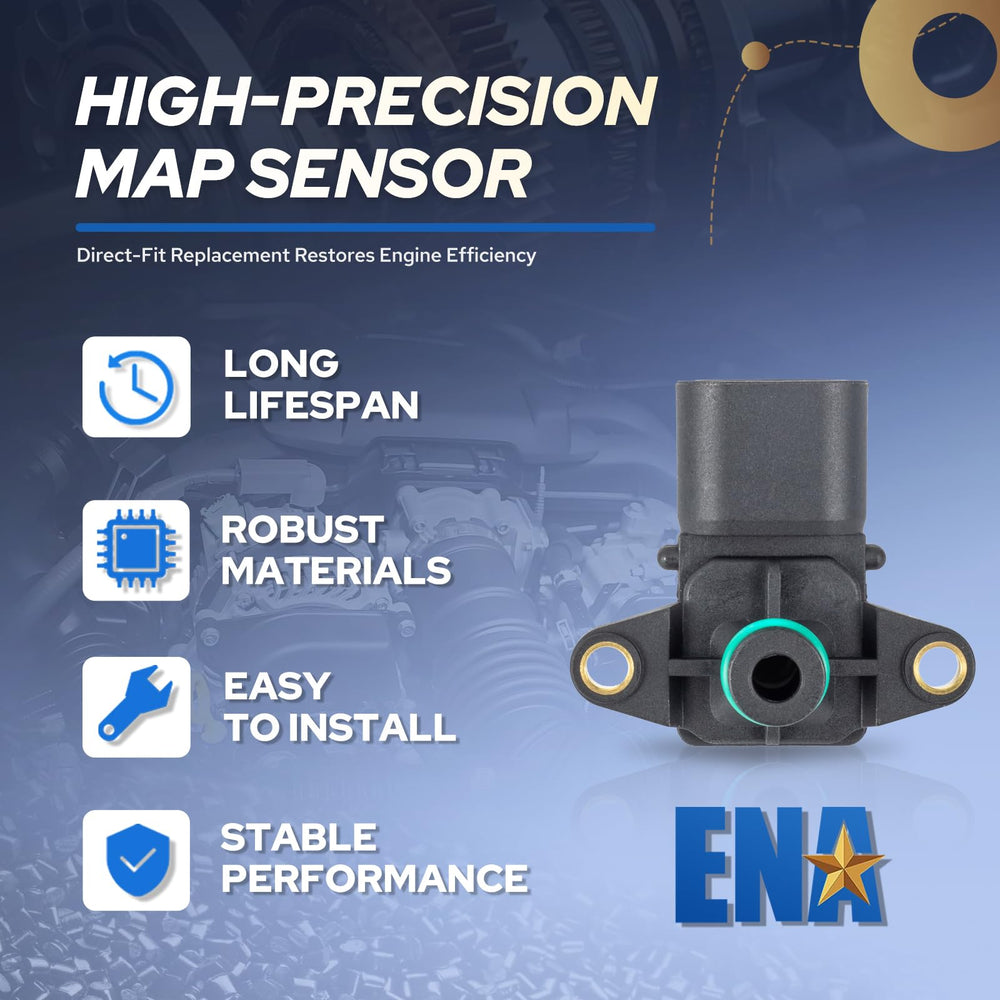 ENA MAP sensor packaging with warranty card ensuring buyer confidence