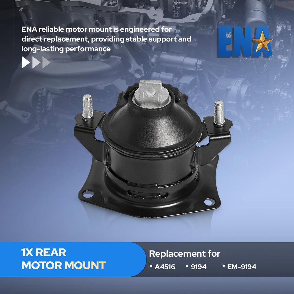 ENA mount installed on engine demonstrating restored support and reduced vibration