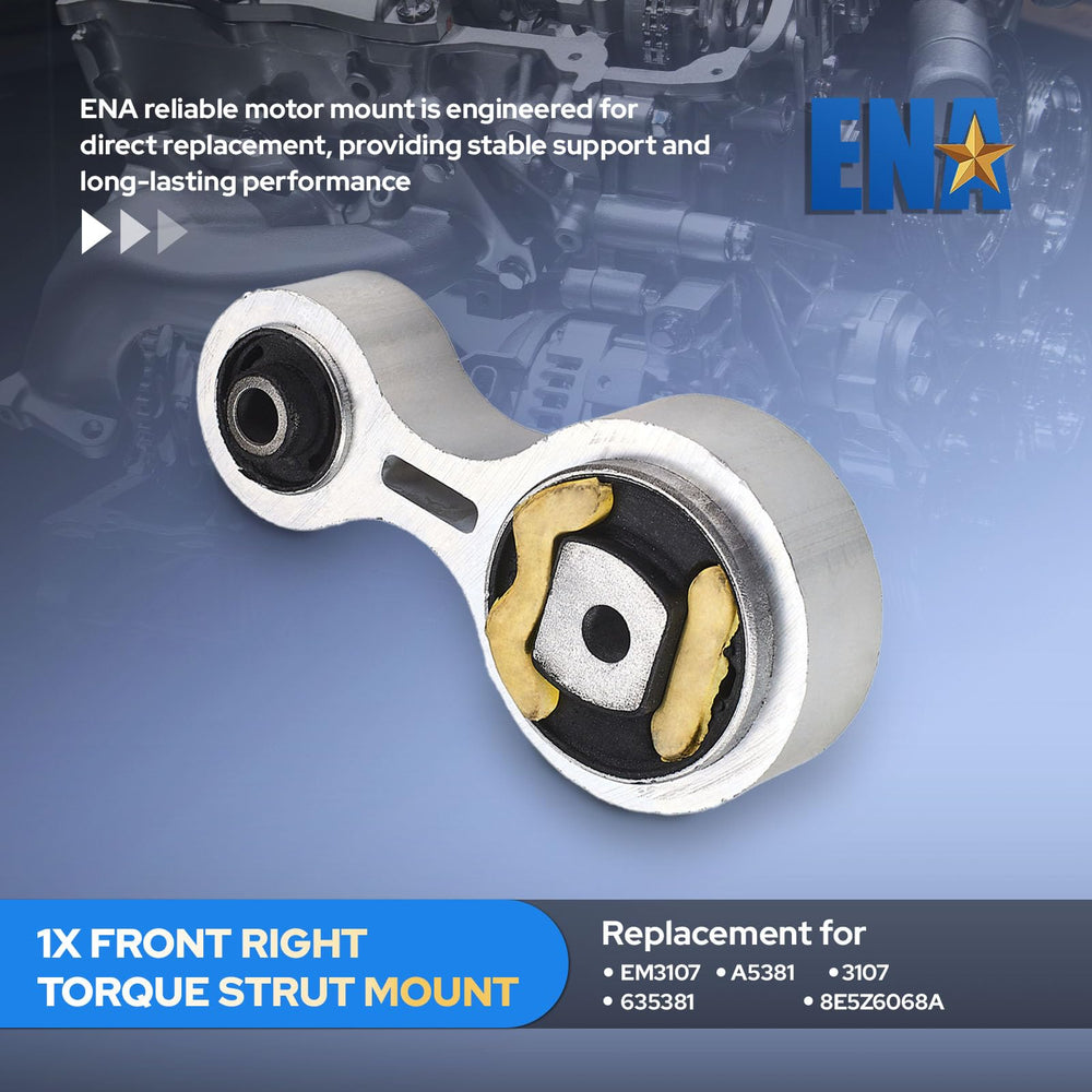 ENA mount side profile with dimensions for accurate fit confirmation