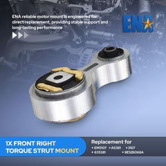ENA mount installed on engine demonstrating restored stability