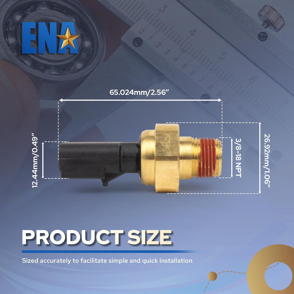 ENA oil pressure sensor in garage during DIY install showing straightforward swap benefits