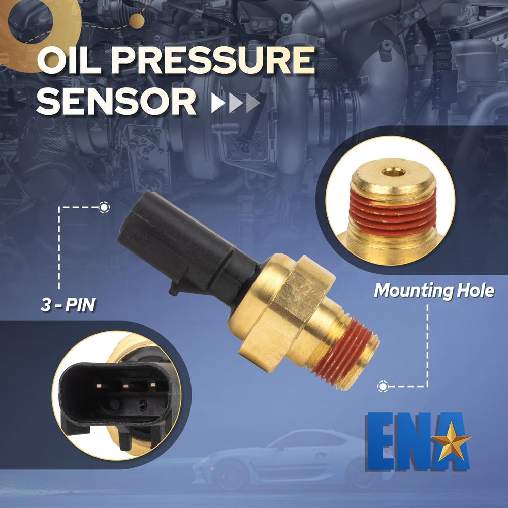 ENA oil pressure sensor thread detail highlighting durable seal and leak-resistant fit