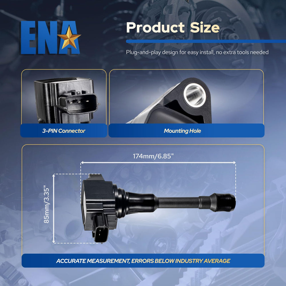 ENA product packaging and warranty card showing lifetime coverage assurance