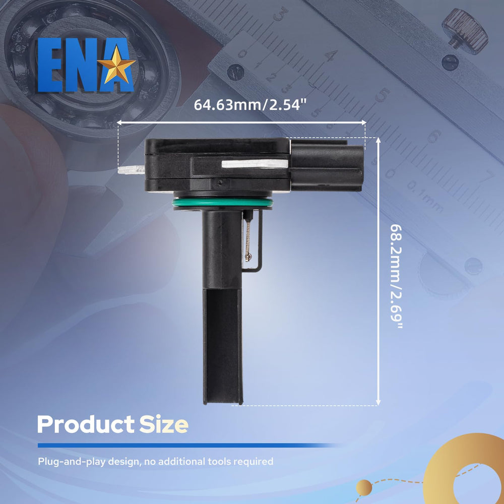 ENA branded packaging and 12-month warranty card showing included items and coverage