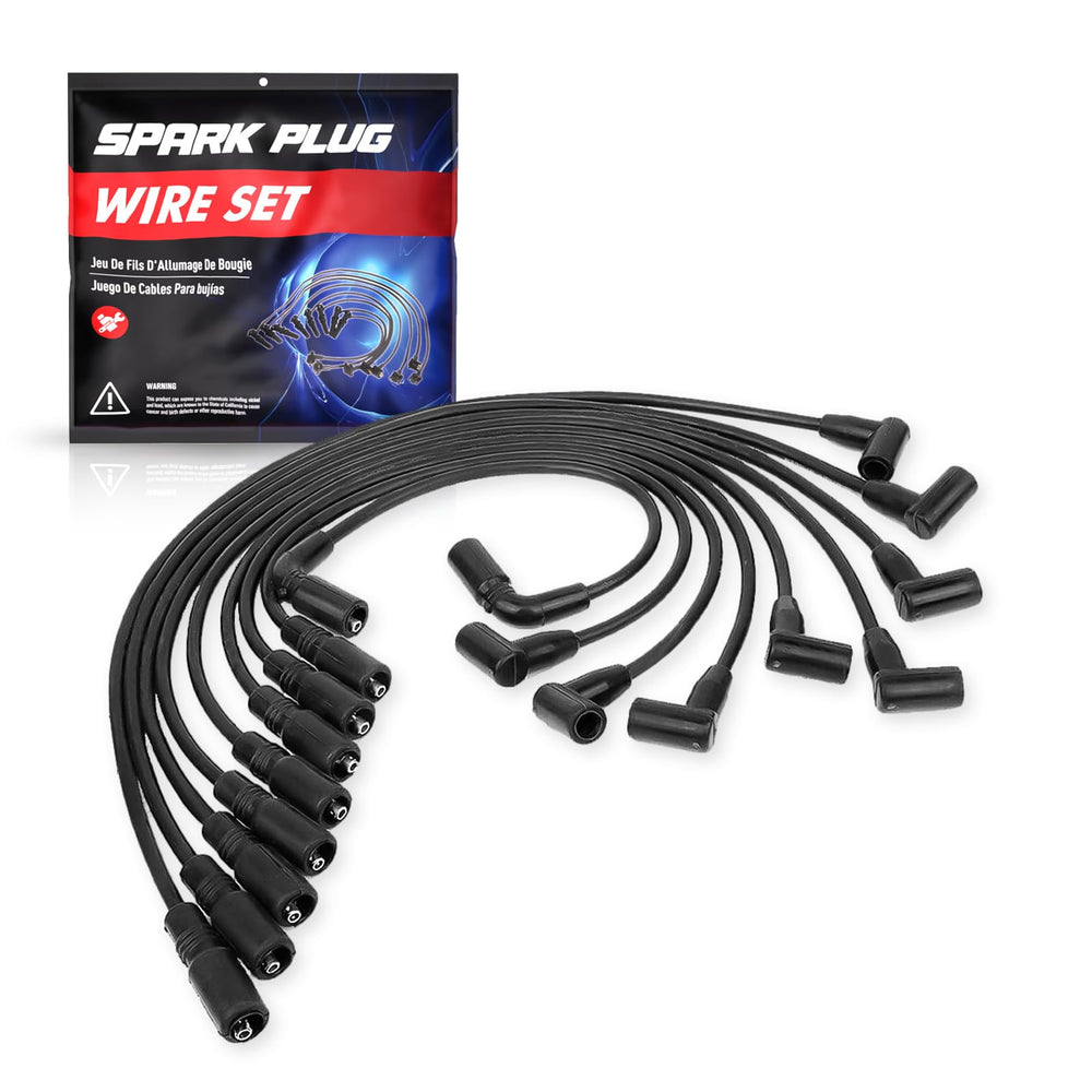 ENA spark plug wire set front packaging showing full kit and fitment benefits