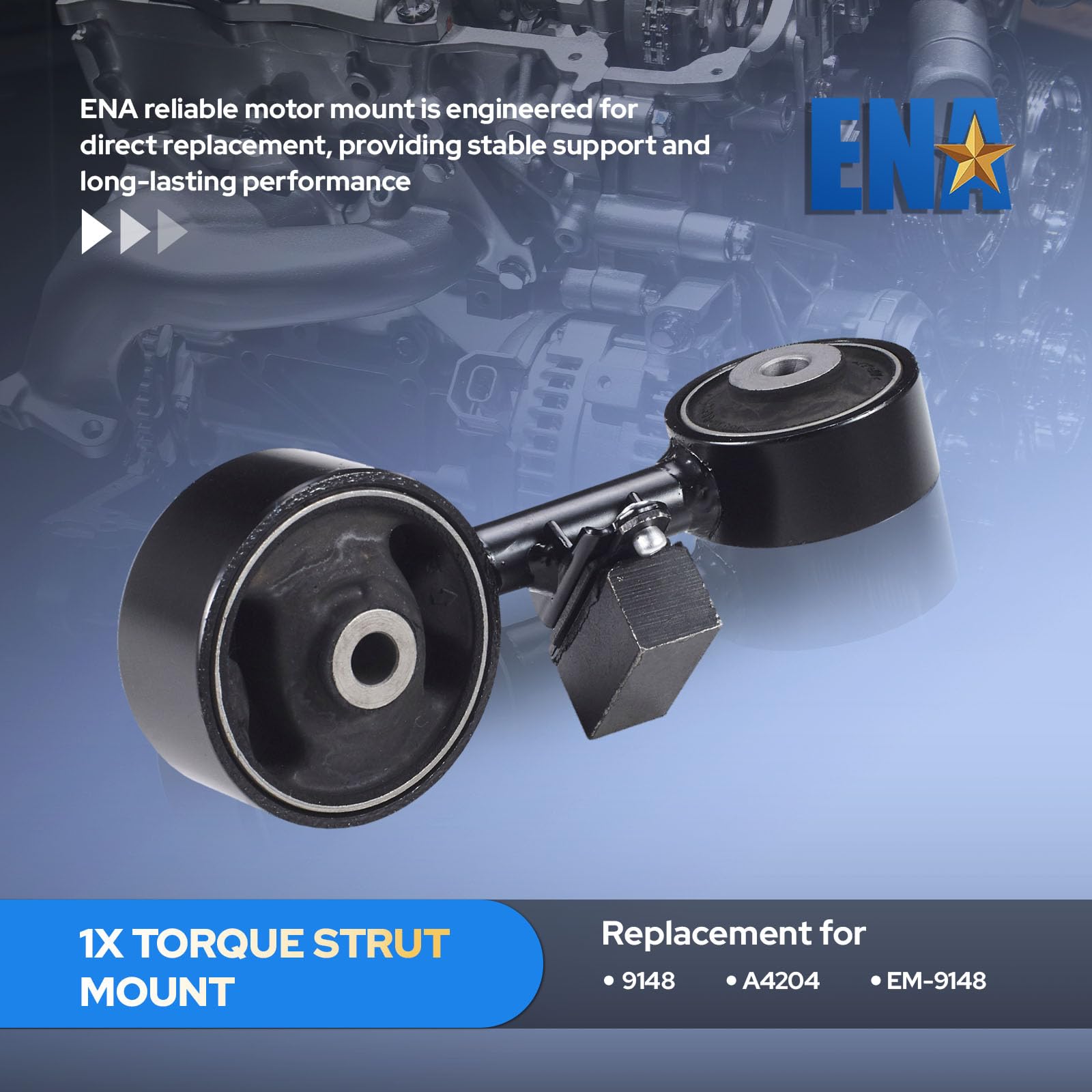ENA rubber material texture close-up illustrating durable vibration damping