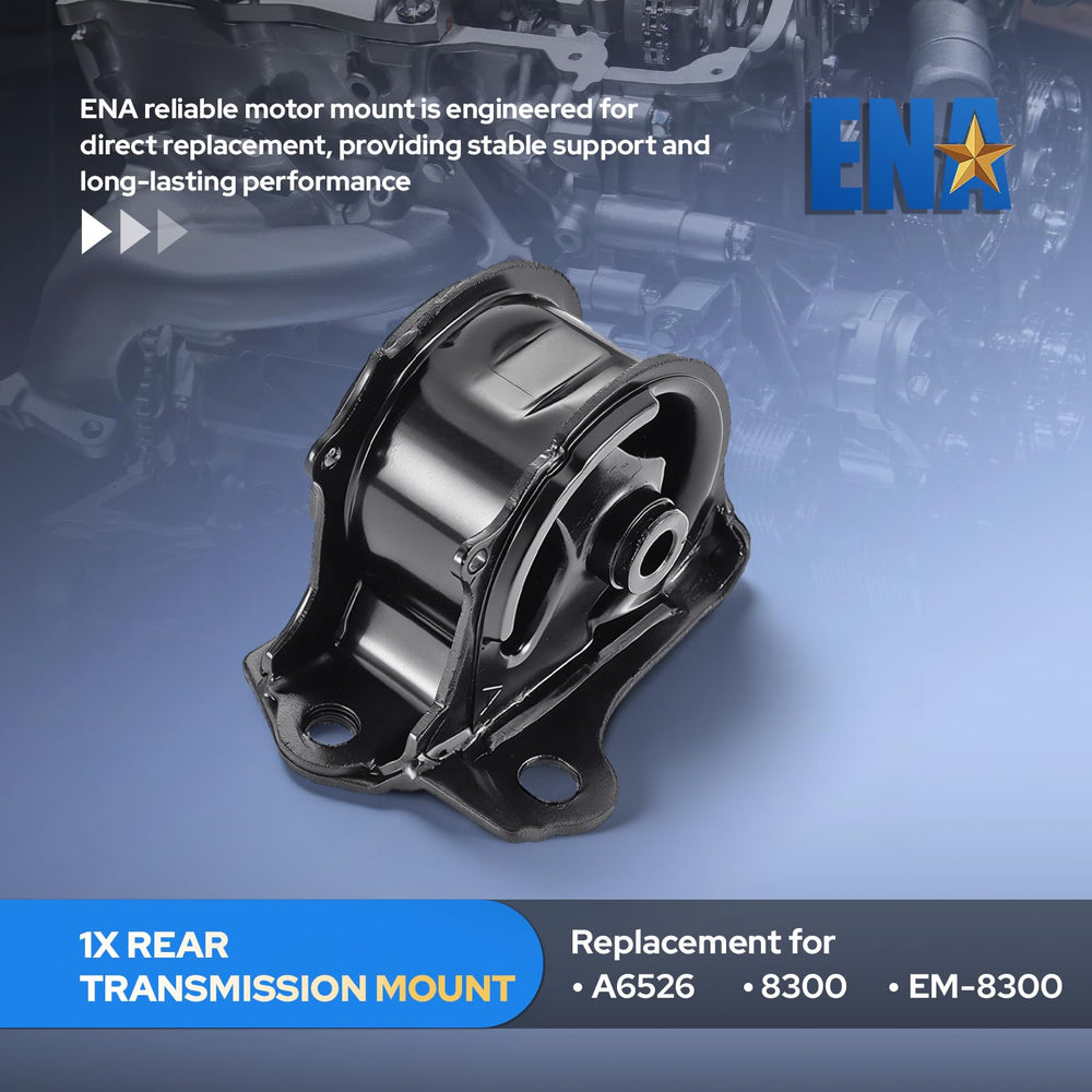 ENA upper left mount detail displaying rubber bonding for noise reduction