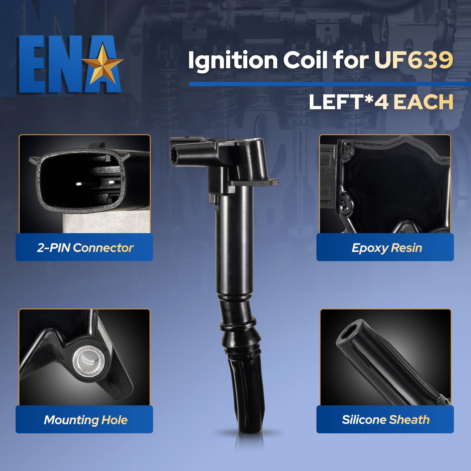 ENA wire set connectors and insulation for reliable electrical continuity