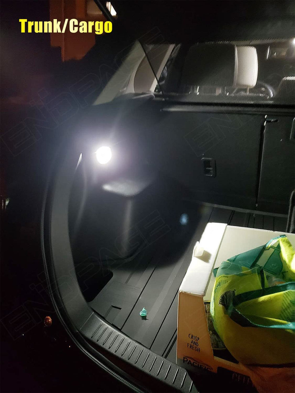 ENDPAGE license plate light installed delivers clear plate illumination