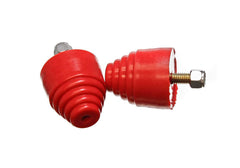 Energy Suspension bump stop front view showing polyurethane detail and durable design benefit