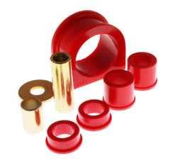 Energy Suspension rack and pinion bushing set front view showing durable polyurethane and fitment benefit