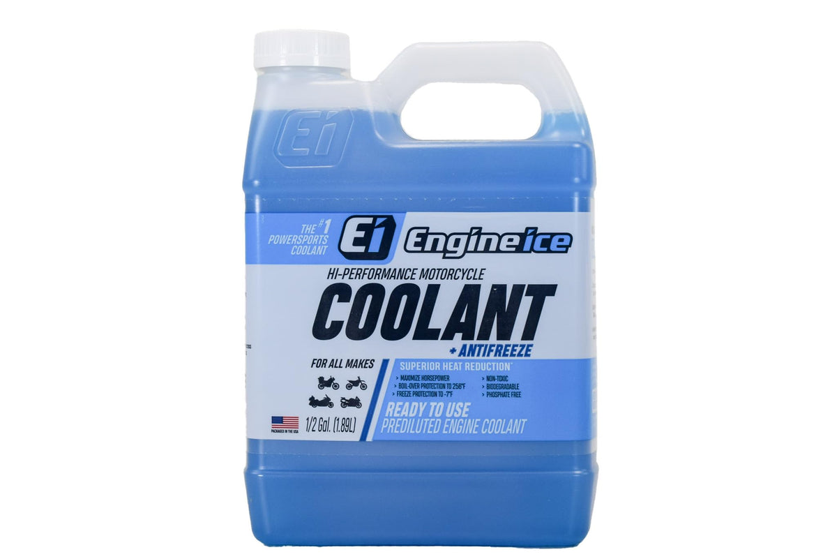 Engine Ice front bottle view showing label and ready-to-use convenience