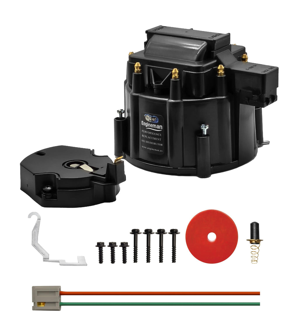ENGINEMAN front view of distributor cap showing fit and finish for reliable spark