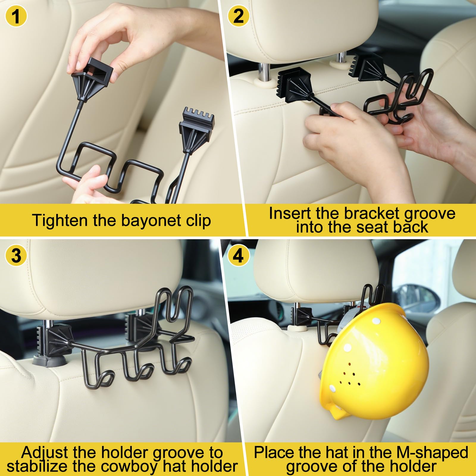 Enhon two‑piece packaging showing both holders ready for use in multiple vehicles benefit