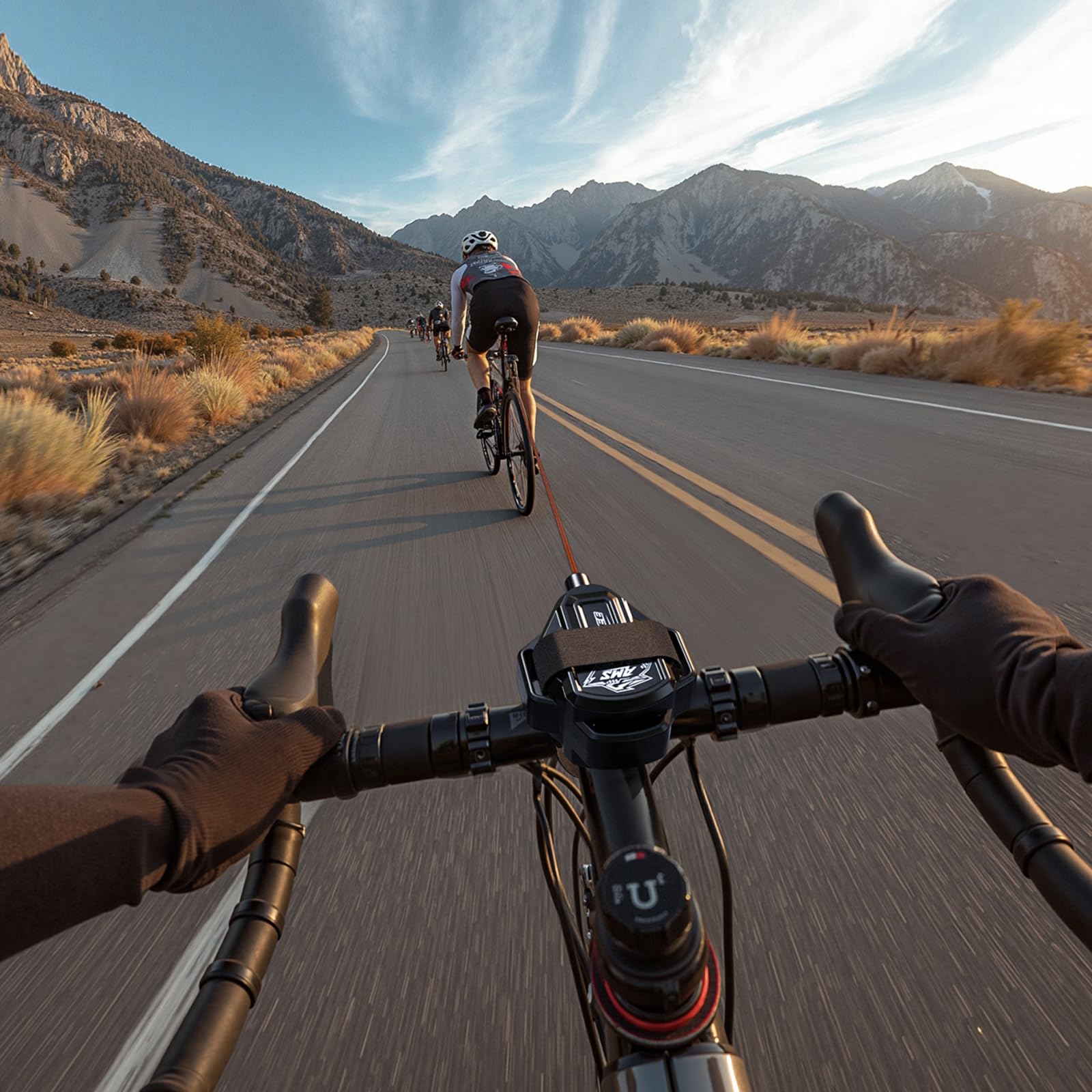 ENLEE family ride lifestyle shot showing confident assisted riding