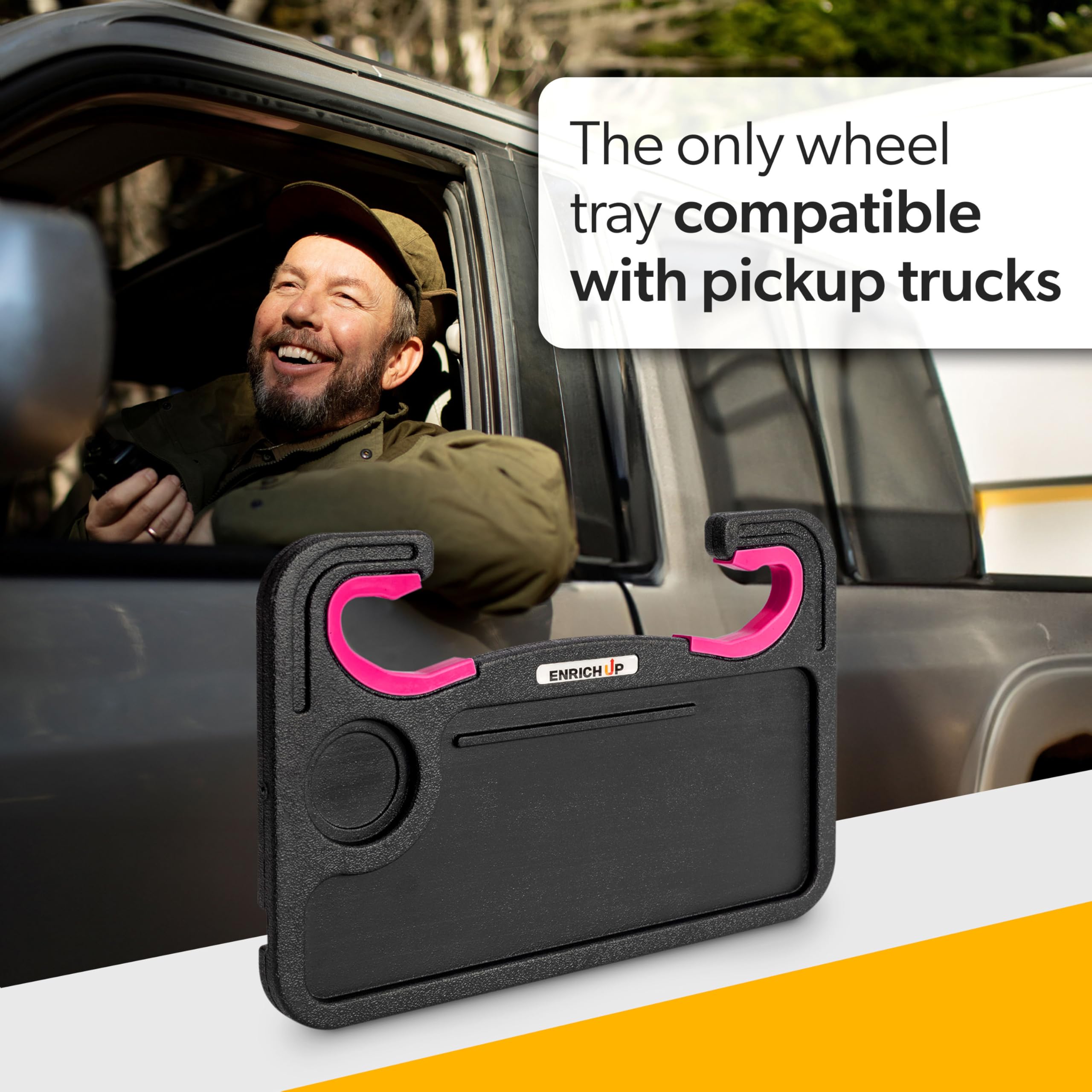 ENRICH UP dining side stabilizing coffee cup for quick vehicle meals