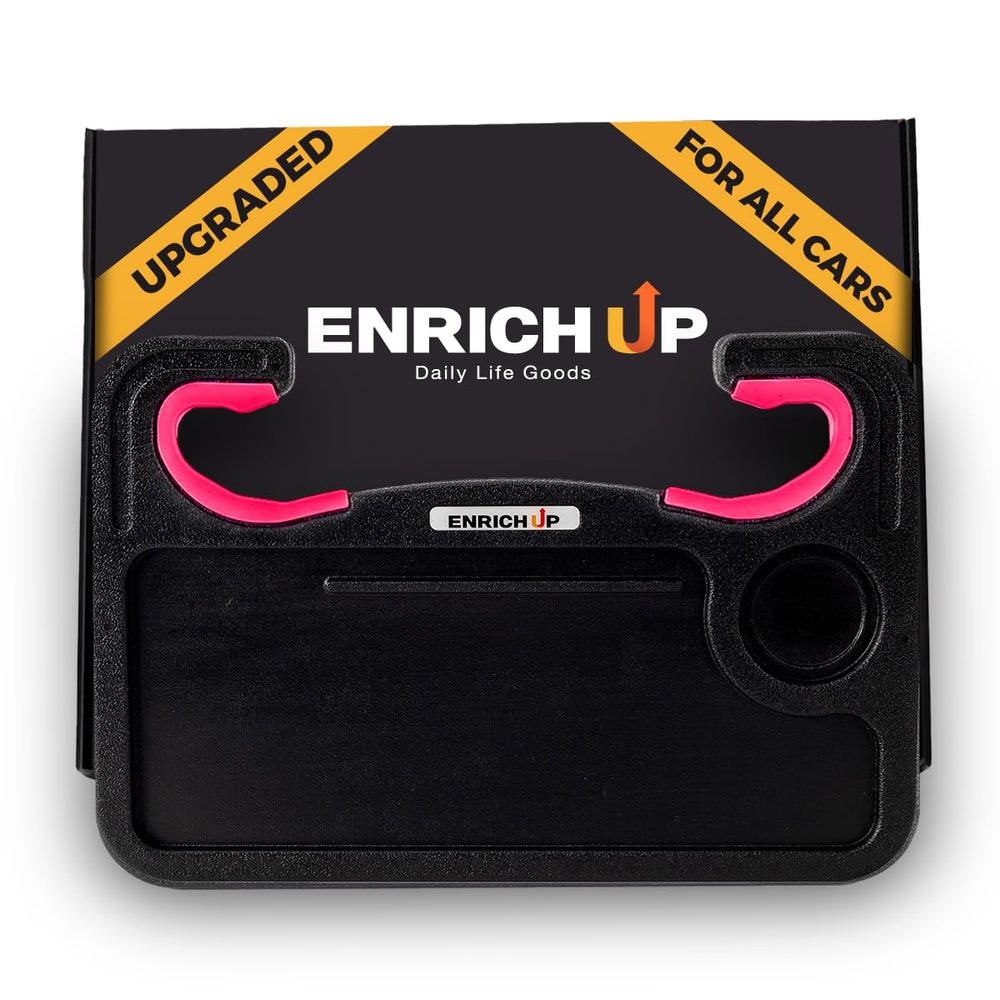 ENRICH UP front view with hot pink ring showing compact design and portability
