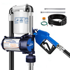 Ensurix front view showing pump and automatic nozzle for fast refueling