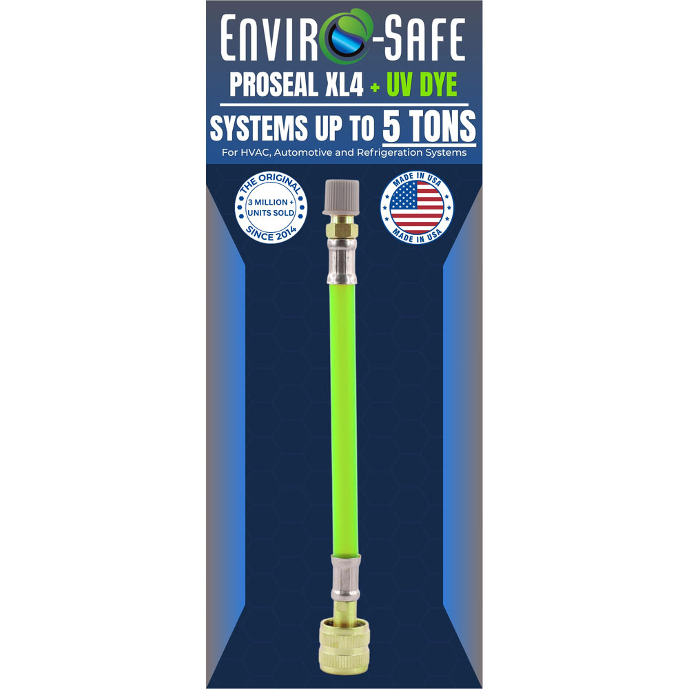 Enviro-Safe front packaging showing cartridge and usage benefits