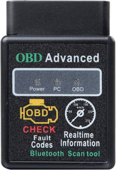 EONON V0056 closeup at OBDII port highlighting secure fit and easy access