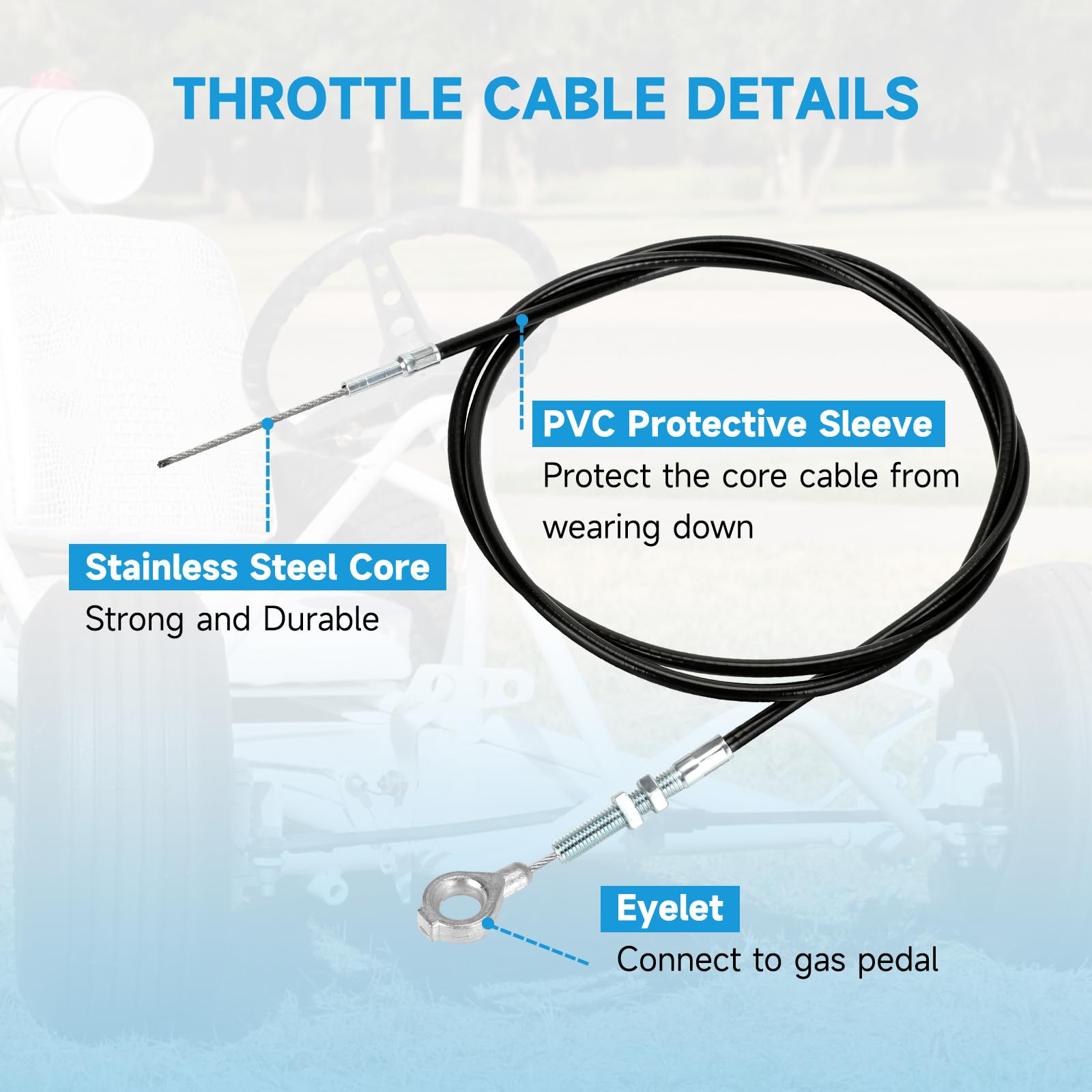 EOPOAYI lifestyle kart on track showing reliable pedals in real use