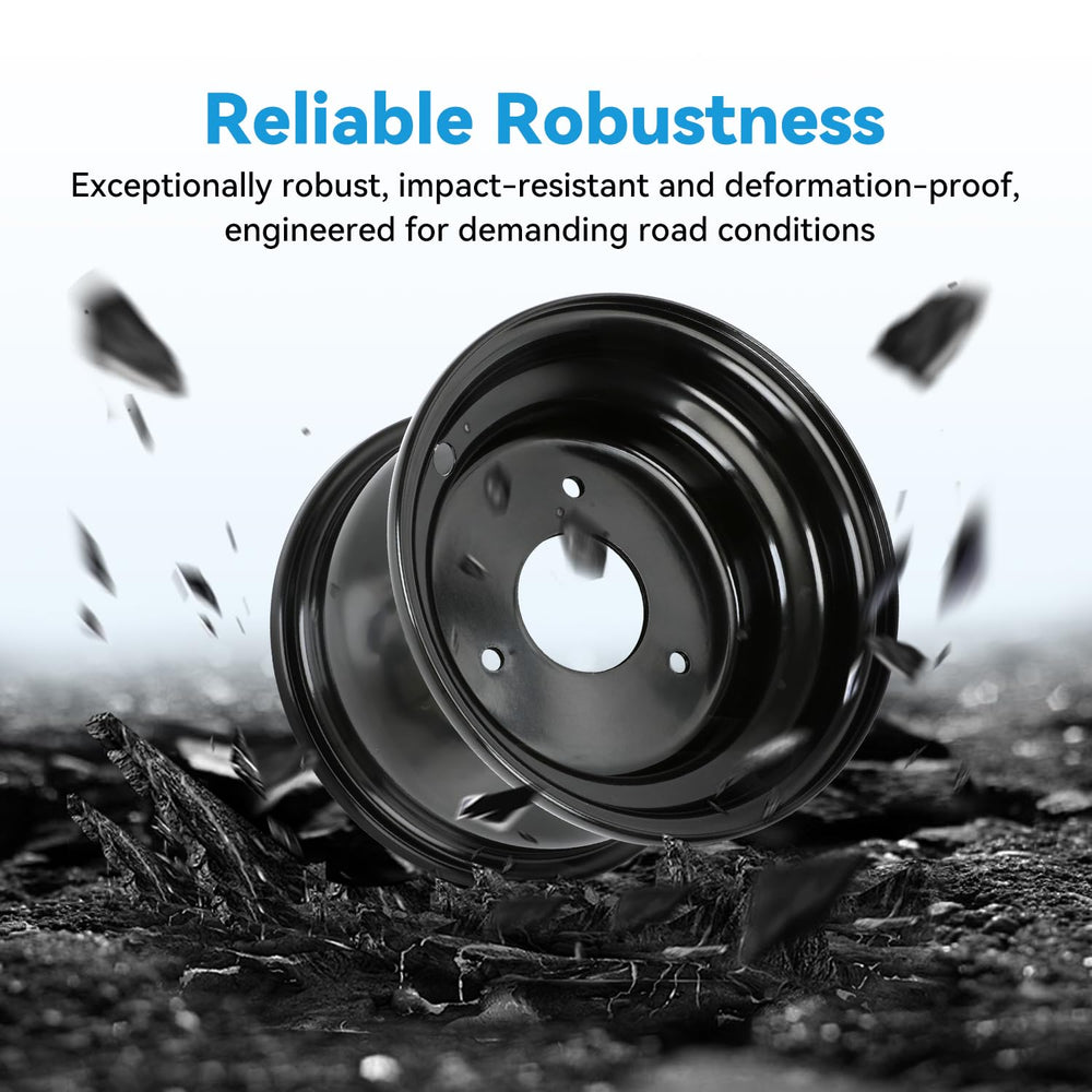 EOPOAYI view of mounting holes and hub ID for easy compatibility checking