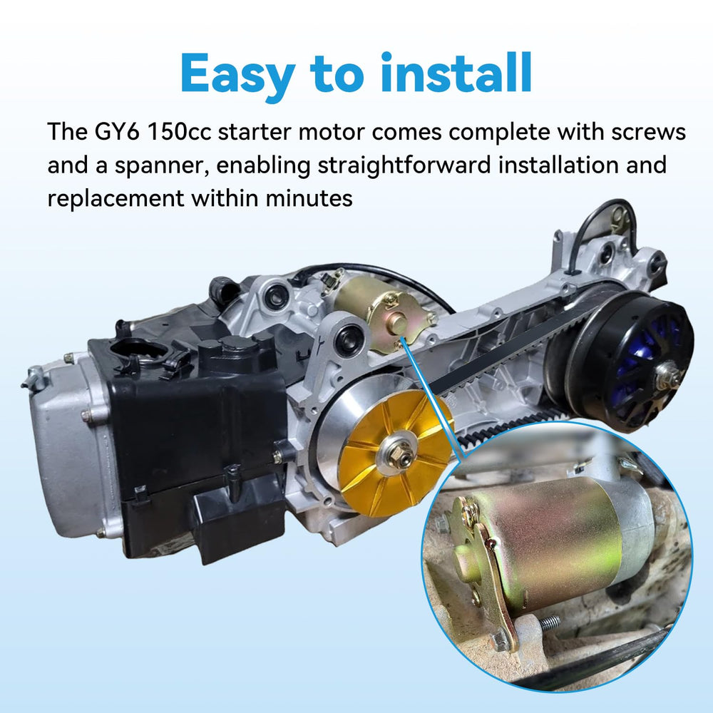 EOPOAYI starter solenoid and wiring viewed assembled for easy replacement