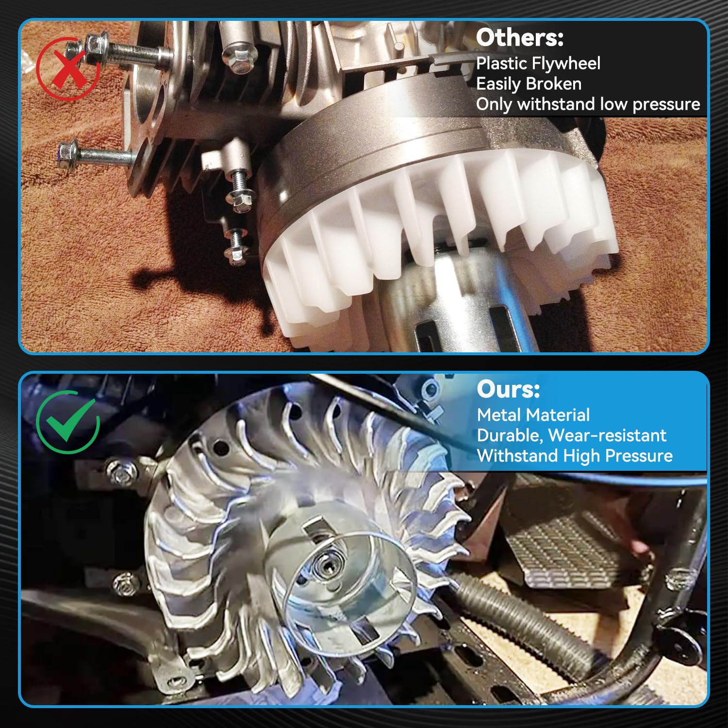 EOPOAYI valve springs and main jet kit pictured to help tuning and engine reliability