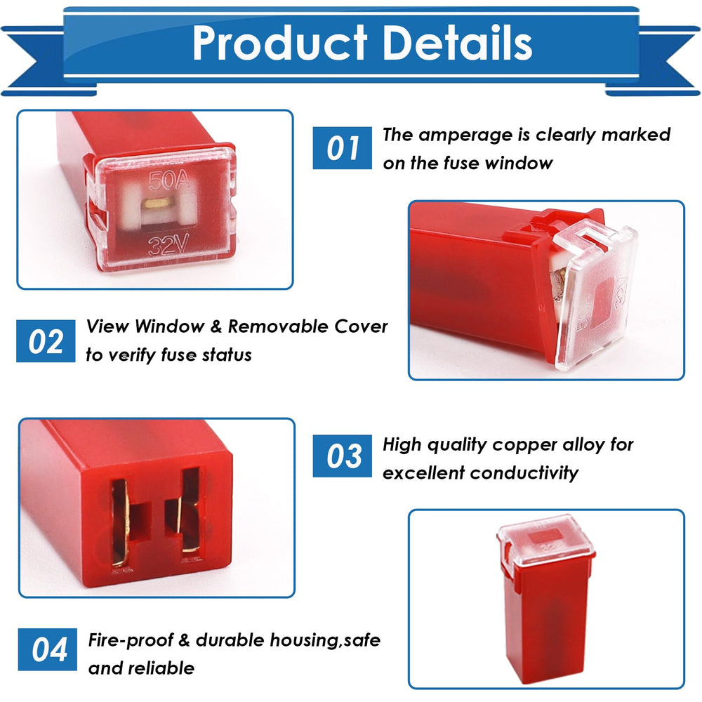 Eoppen detailed copper fuse element showing conductive contact and durability