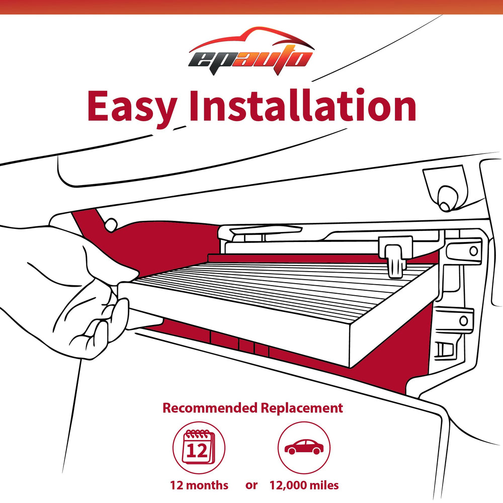 EPAuto CP182 three-pack next to ruler showing included quantity and scale