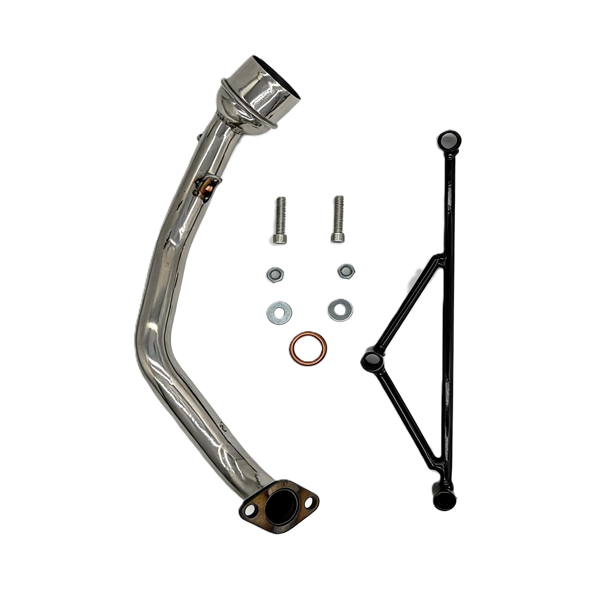 EPJHKBE installed on a GY6 scooter, shows correct fit and upgraded sound profile