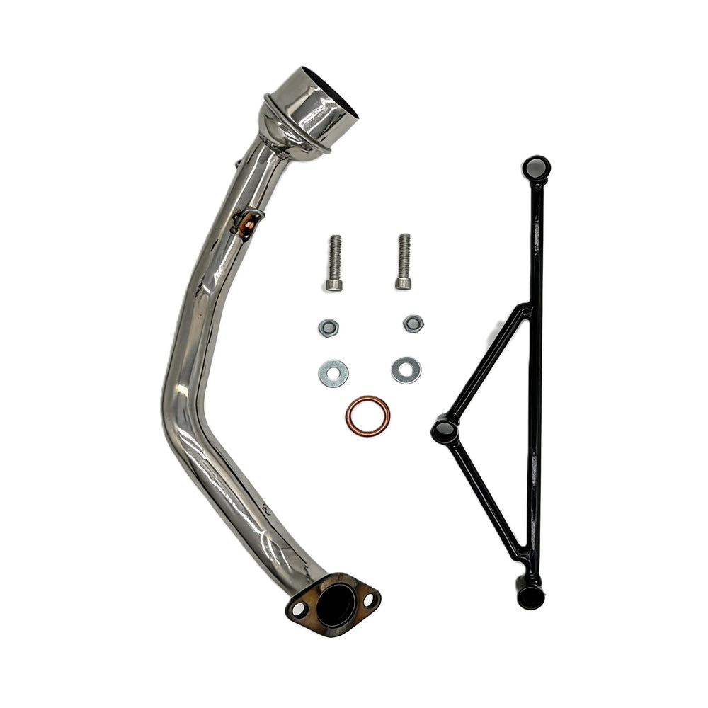 EPJHKBE installed on a GY6 scooter, shows correct fit and upgraded sound profile
