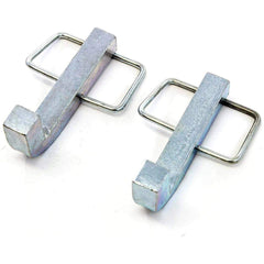 EQUALIZER spring clip detail demonstrating secure automatic lock and easy one-handed release benefit