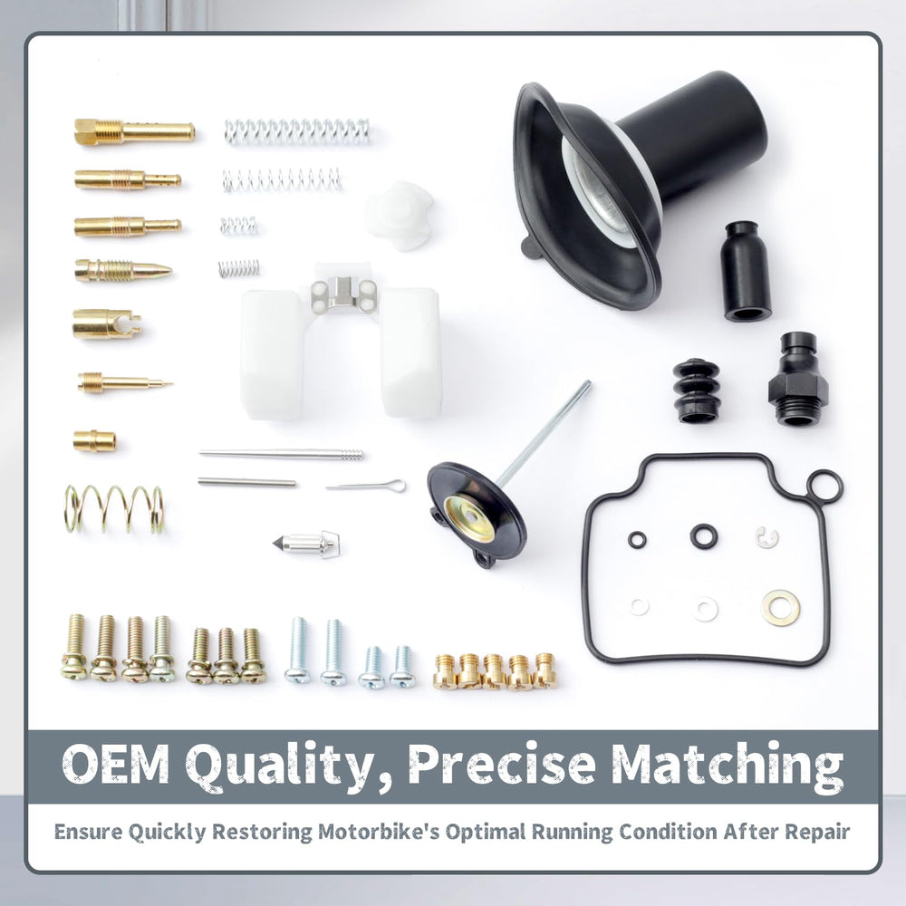 Erchon kit installed on Honda Rebel 250 carburetor demonstrating direct-fit replacement