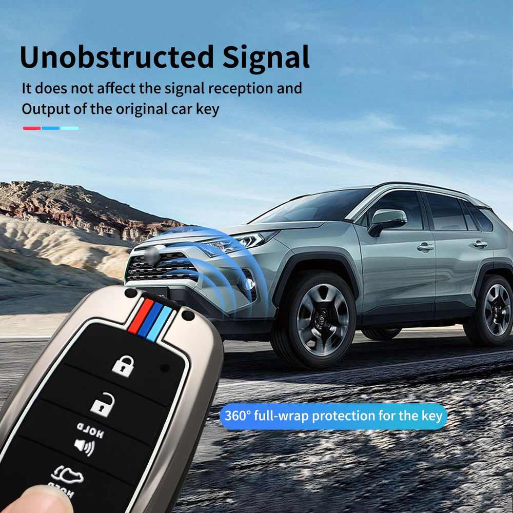 Erivis installed on Toyota smart key maintaining button access and signal
