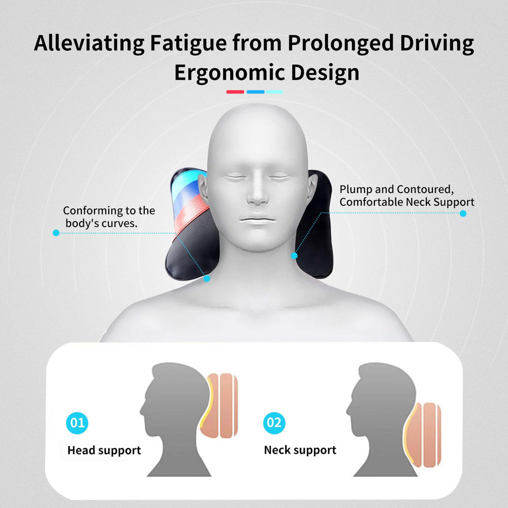 Erivis side-profile showing ergonomic contour that supports neck and shoulders